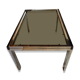 Extendable metal table