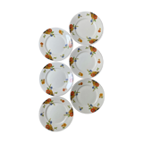 Set of 6 dessert plates