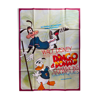 Original cinema poster "Dingo and Donald Olympic Champion" 120x160cm 1972