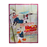 Affiche cinéma originale "Dingo et Donald Champion Olympiques" 120x160cm 1972