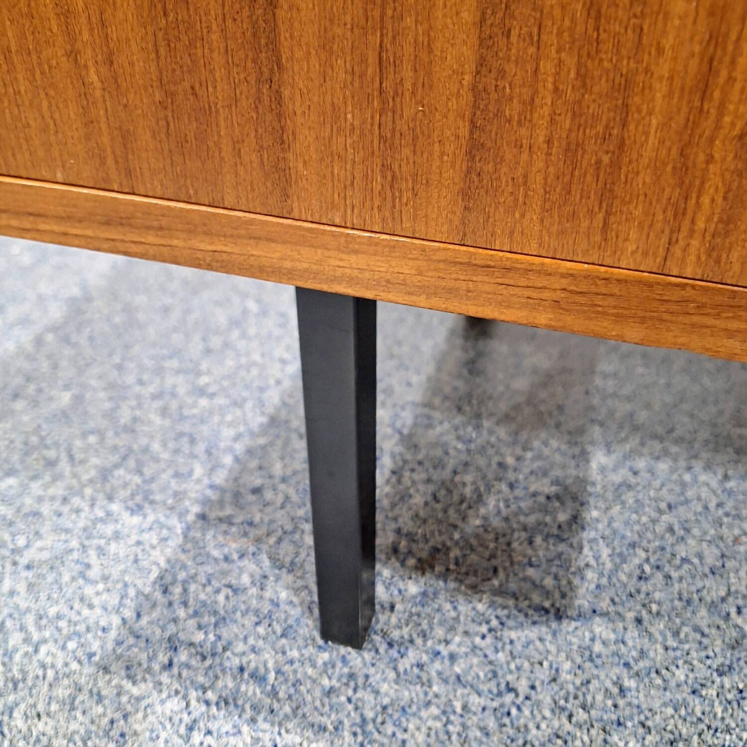 Vintage teak veneer desk from the 1960s