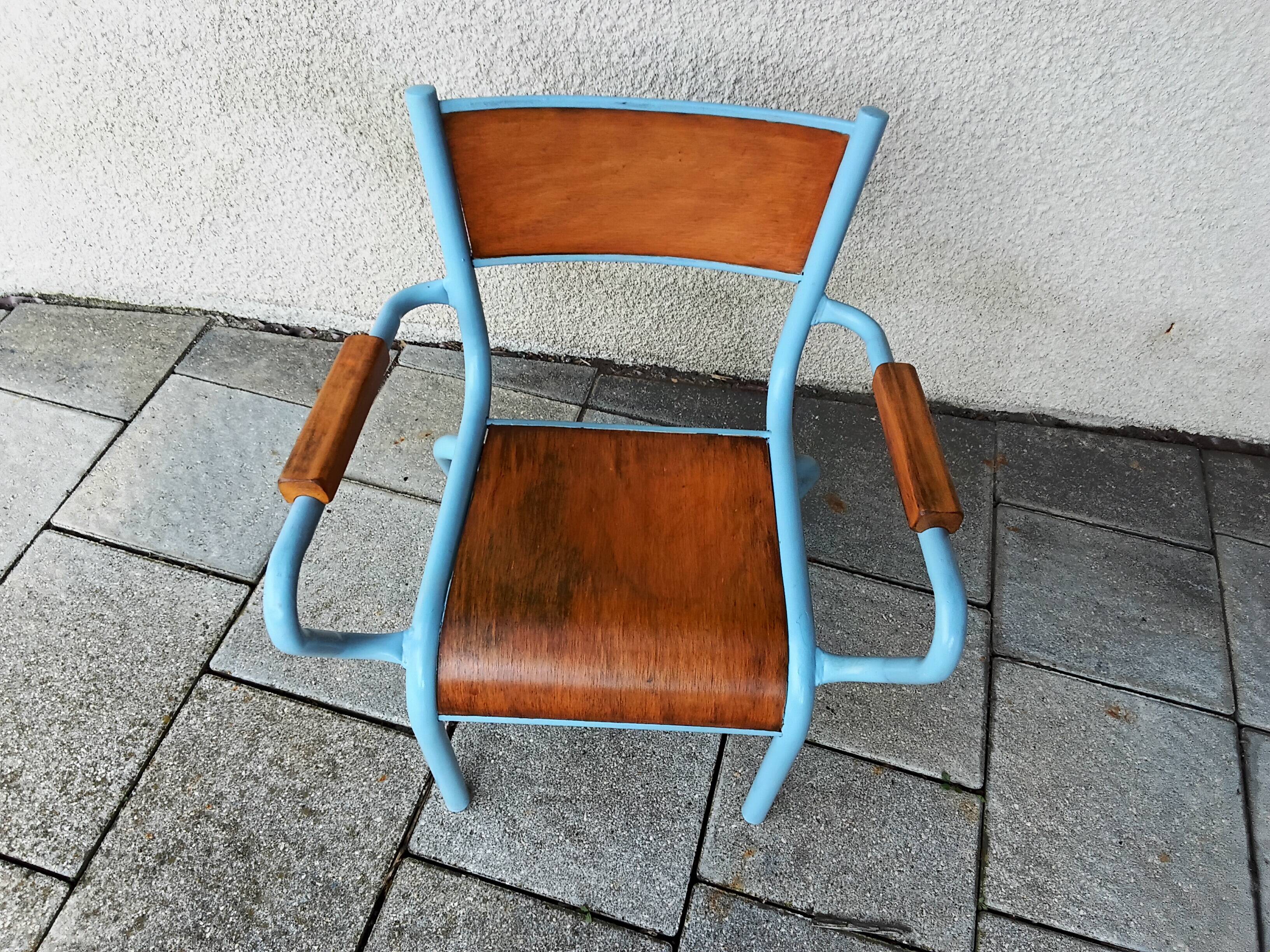 Children's desk and armchair