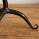 Brutaliser 5-branched mid century wrought iron candlestick – unique piece