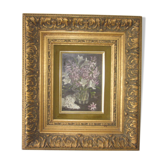 Painting bouquet of flowers