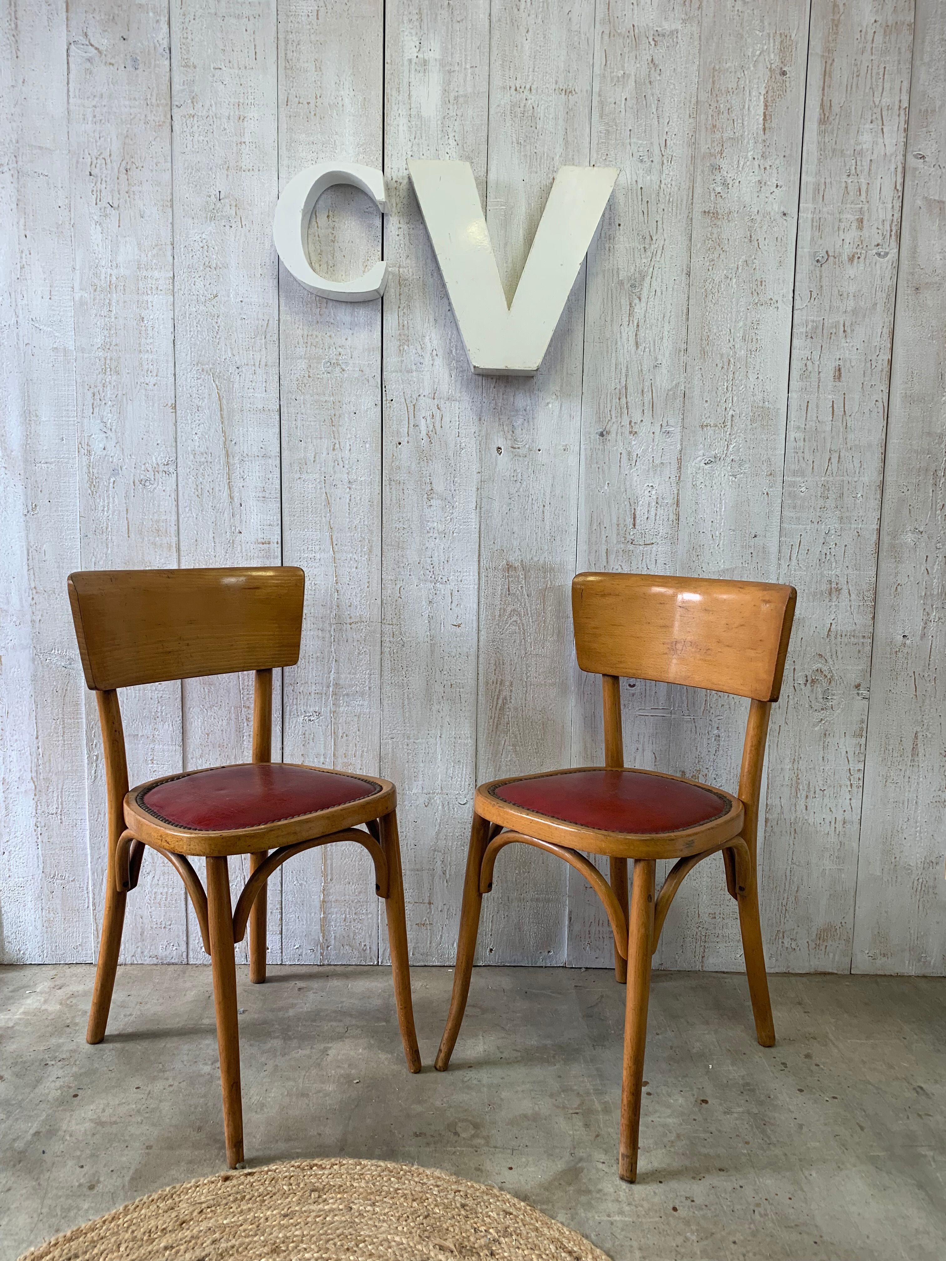 Pair of bistro chairs