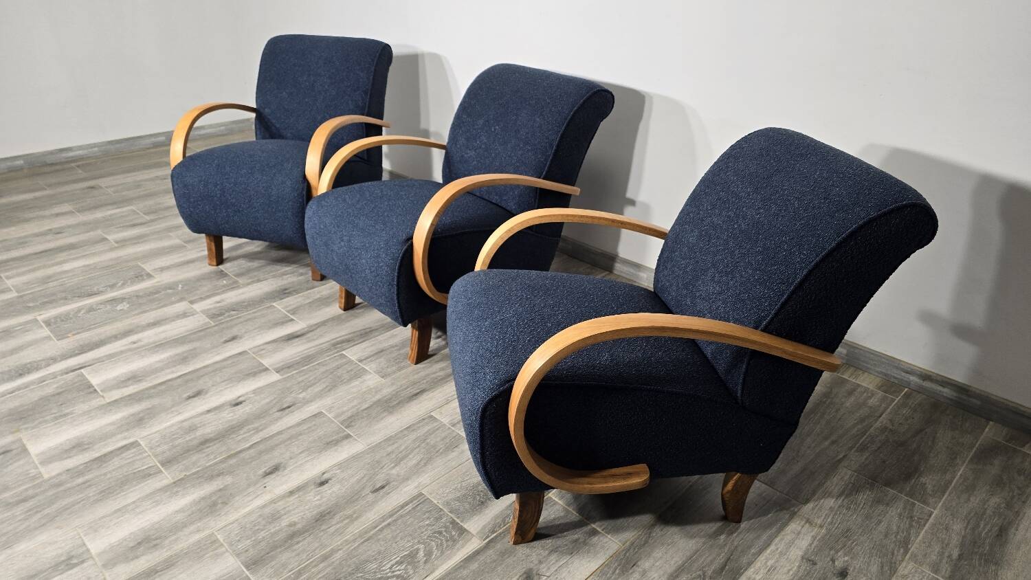 Set of Lounge Chairs by Jindrich Halabala, 1940s