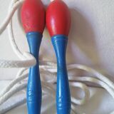 Wooden jump rope