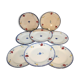 8 plates Mary Lou Digoin Sarreguemines ø 18 cm