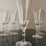 New bohemian crystal flute 6pcs available