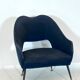 Fauteuil en laiton des années 50