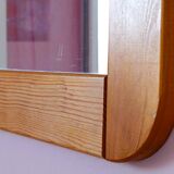 Rectangular mirror in solid pine