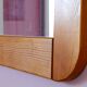 Rectangular mirror in solid pine