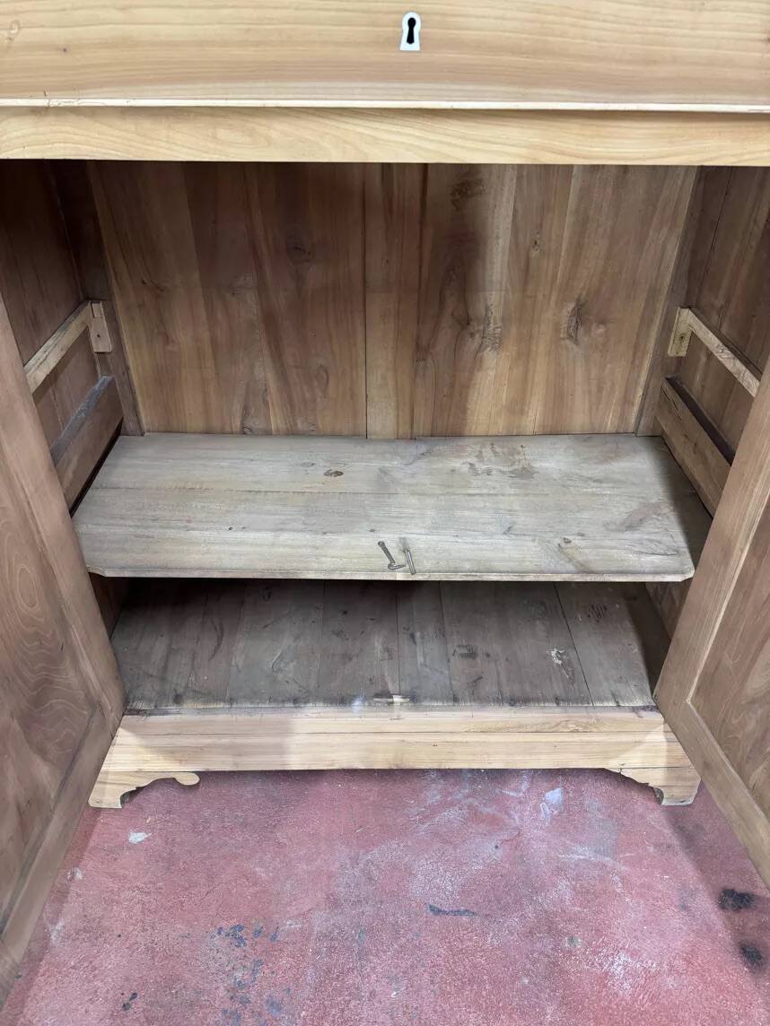 Parisian buffet in cherry wood - Early 20th century - Sandblasted