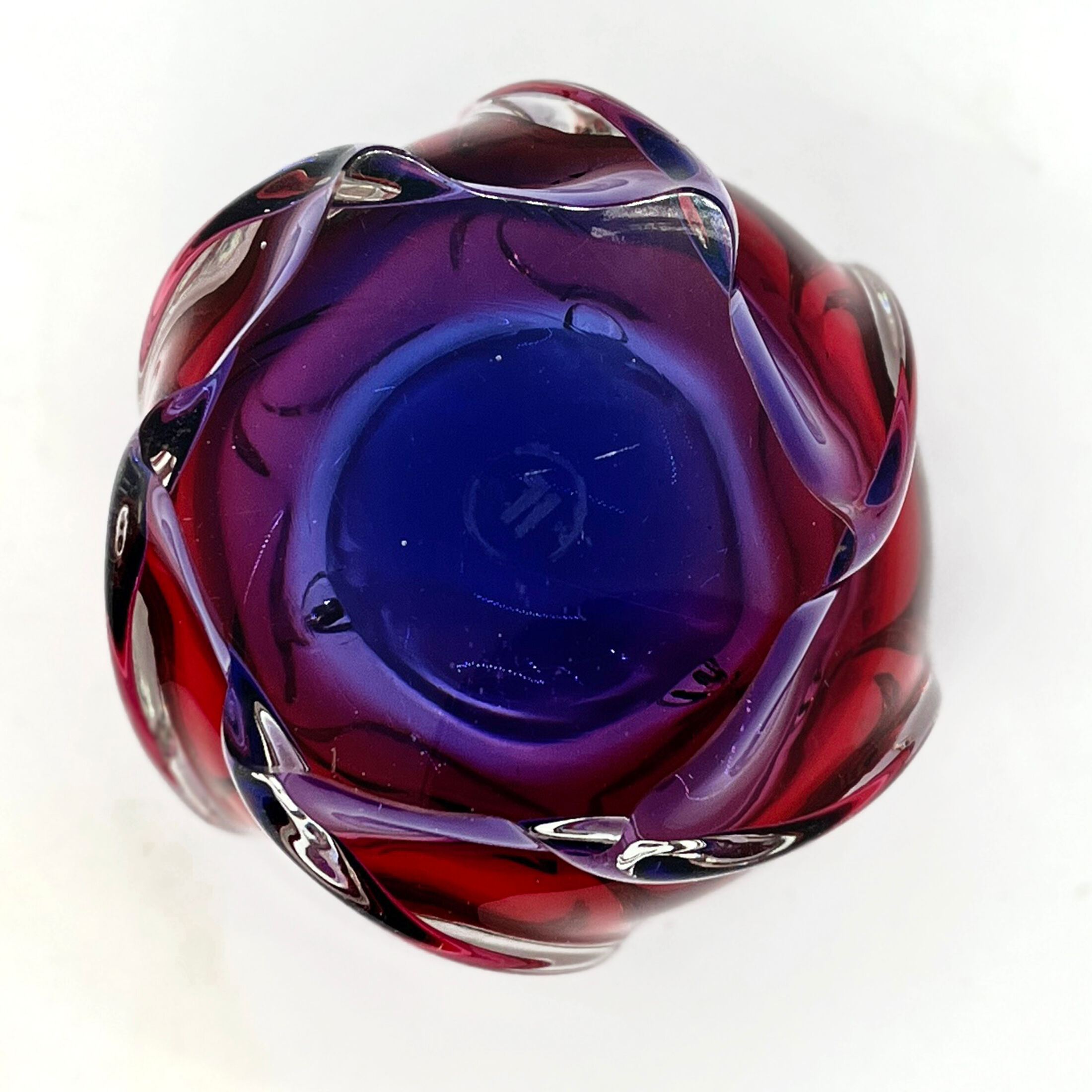 Ashtray designed by J. Hospodka Chribska Sklarna,Czechoslovakia, 1960s