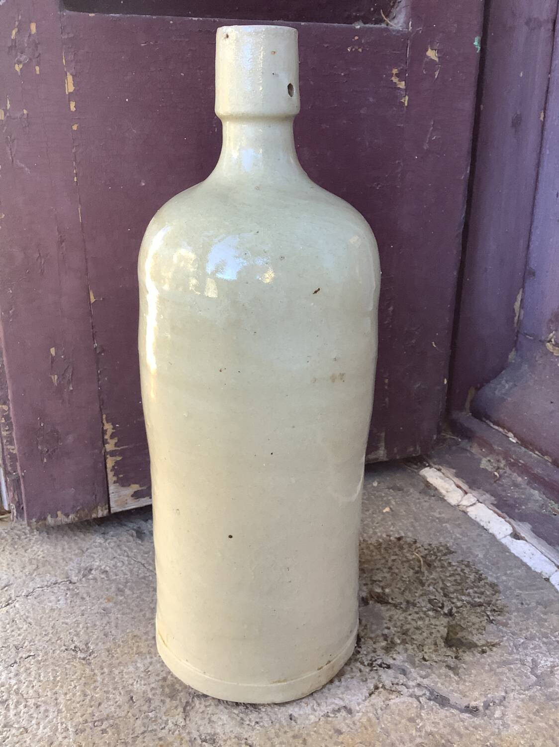 Old stoneware bottle