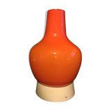 60'S vintage orange opaline lamp