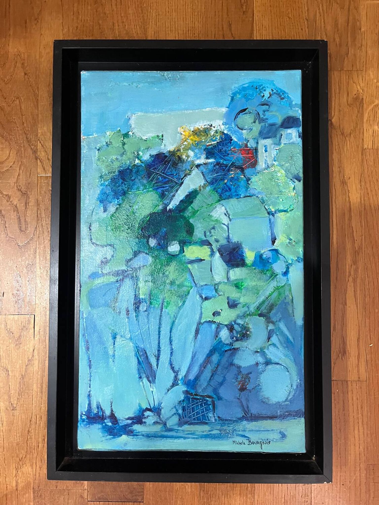 Tableau : huile sur toile contemporaine