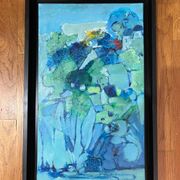 Tableau : huile sur toile contemporaine