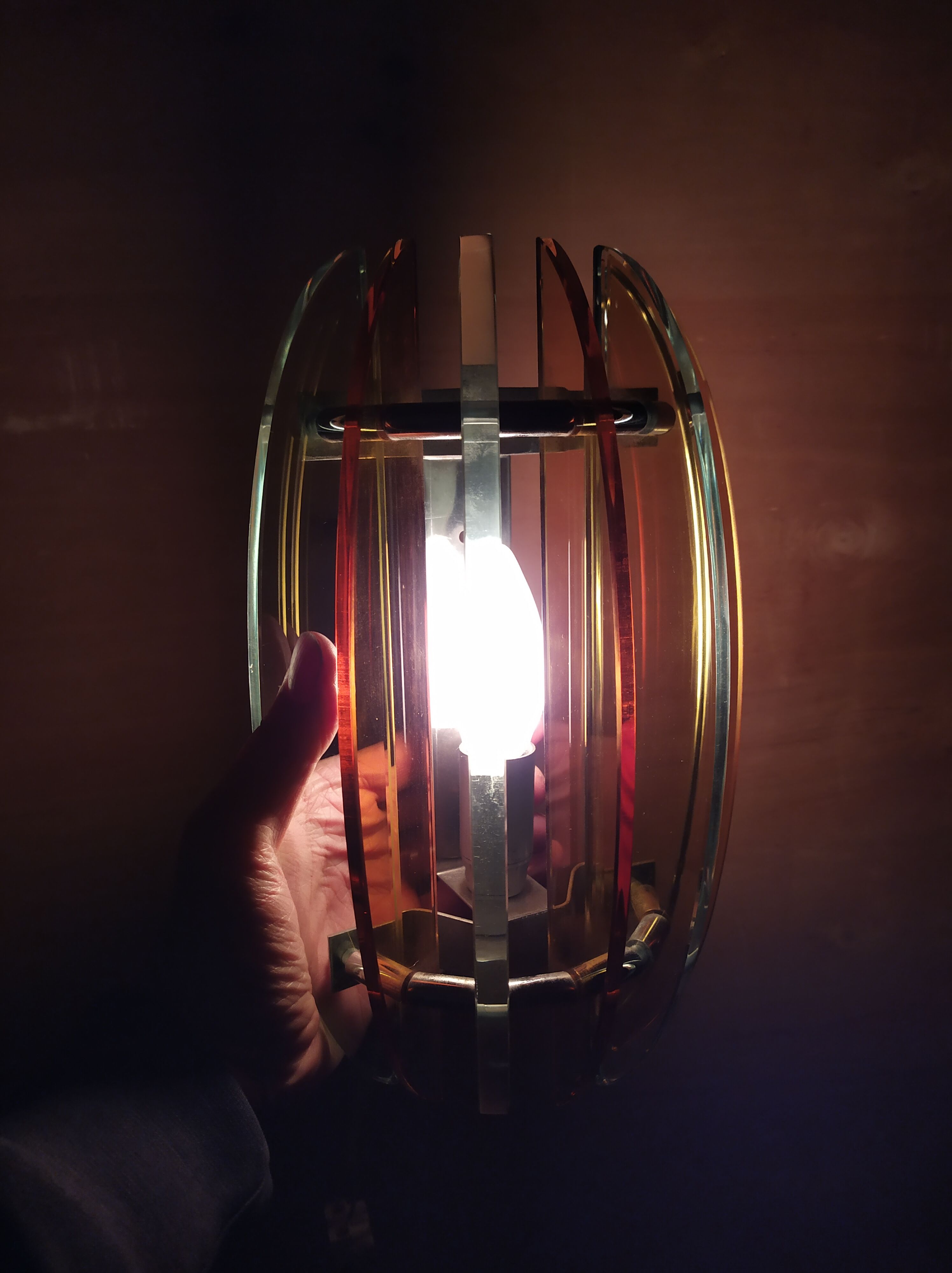 Wall Lights made by  Veca, 1970s, Set of 2