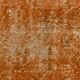 Tapis Vintage Orange Ocre Patiné, Style Bohème Chic