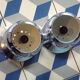 Pair of Lambert Rohrer eye-ball wall lamps