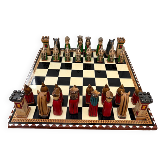 Wooden chess game