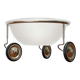 Postmodern Dutch Fruit on Wheels Bowl by Arnout Visser Droog for Designum, 1990s