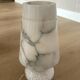 Vintage table lamp alabaster lamp, Italy 1960 minimalist