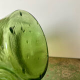 Frosted glass carafe bottle