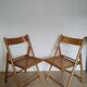 Folding cane chairs