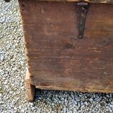 Alsatian polychrome wedding chest eighteenth -nineteenth century