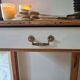 Country chic console side table