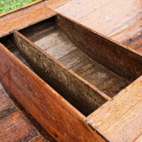 Ancient Picardy boat in solid wood