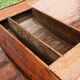 Ancient Picardy boat in solid wood