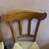 2 Empire chairs in walnut, mulching in perfect condition.