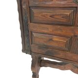 Vintage brutalist spanish wall cabinet cupboard design