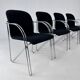 Chaises danoises en fil de fer par Alfred Homann pour Gispen, années 1970
