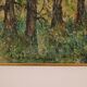 Original Mid Century Swedish Oil on Panel – “Textured Forest” by Stig Allan