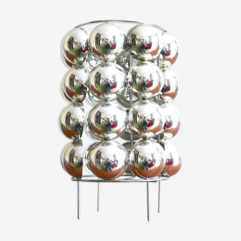 Lampe avec demi sphères pivotantes, années 70