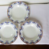 3 vintage deep plates from Moulin des Loups and Hamage St Gast 220525