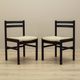 Set of two rosewood chairs, Danish design, 1970s, production: Denmark