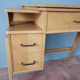 Singer sewing machine cabinet transformed into office 50s/60s