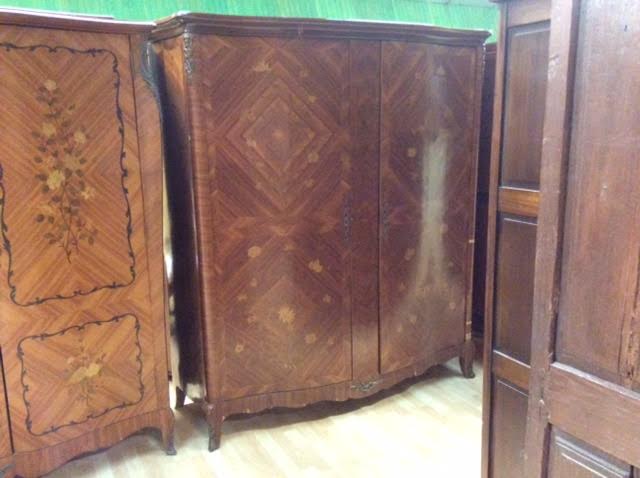 Rosewood marquetry cabinet