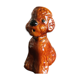 Pichet en barbotine caniche
