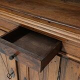 Early 18th Century Vitrine Cabinet in oak, Germany