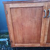 Low storage sideboard 2 doors iron base year 50 60