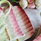 Asparagus set in slurry