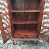 Teak bar cabinet