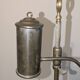 19th Century reading floor lamp - Wild & Wessel burner in solid brass