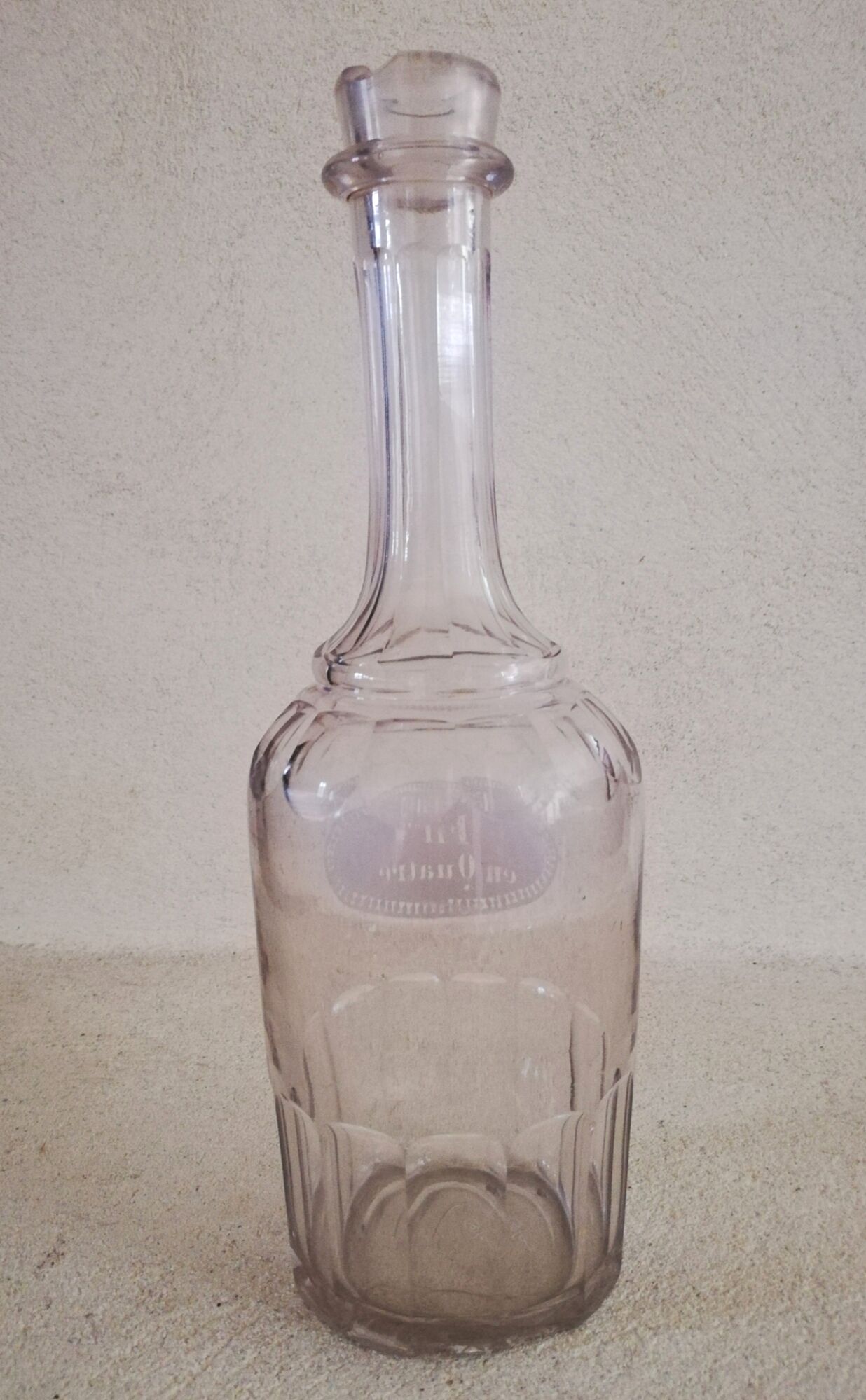 Crystal decanter early 20th century